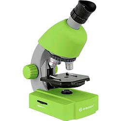 Foto van Bresser optik grün kindermicroscoop monoculair 640 x doorvallend licht