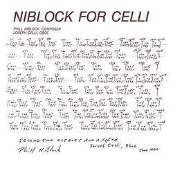 Foto van Niblock for celli / celli plays niblock - lp (0855985006574)