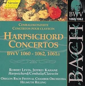 Foto van J.s. bach: harpsichord concertos bwv 1060-1062, 1061a - cd (4010276016298)