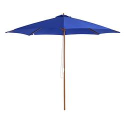 Foto van Zonnescherm - parasol - balkon parasol - knikbaar - 300 x 245 cm - blauw