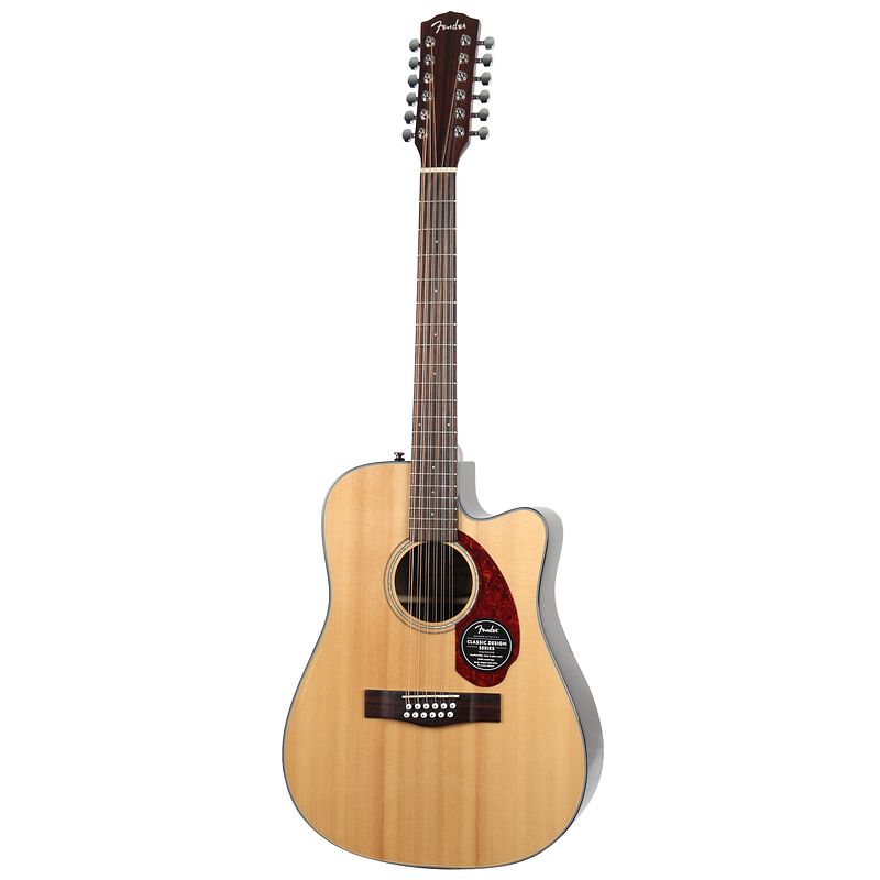 Foto van Fender classic design cd-140sce-12 natural met koffer