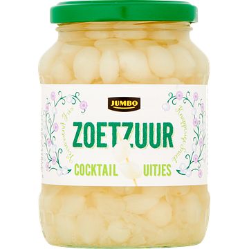 Foto van Jumbo cocktail uitjes zoetzuur 320g