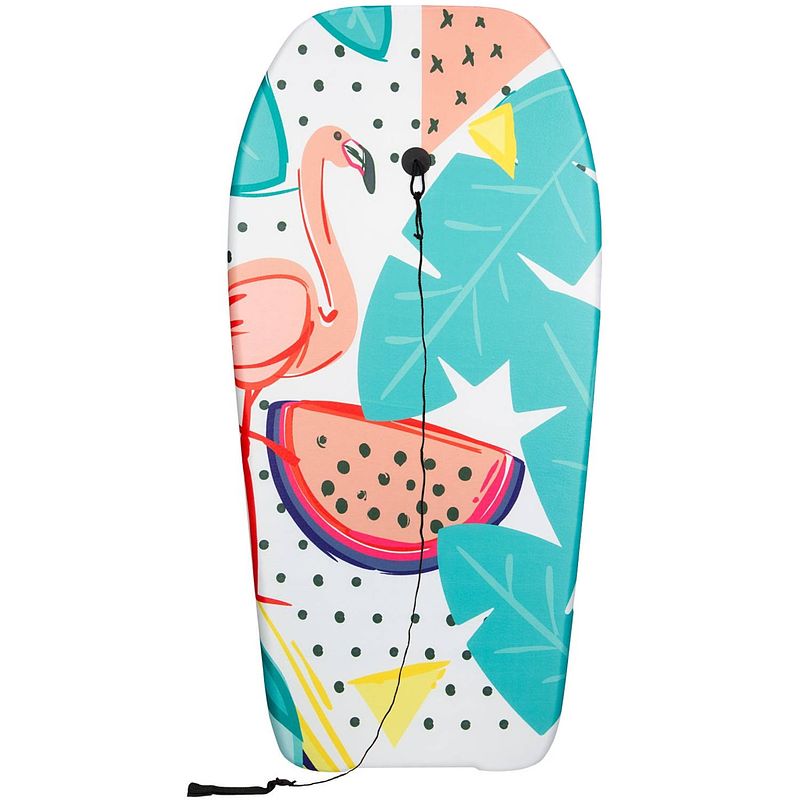 Foto van Waimea bodyboard print ii junior foam 94 cm roze/groen/rood