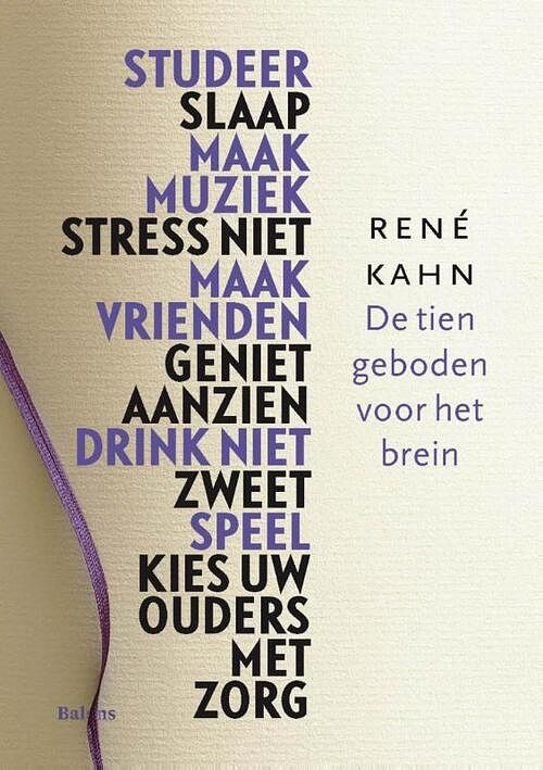 Foto van De tien geboden voor het brein - rene kahn - ebook (9789460037306)