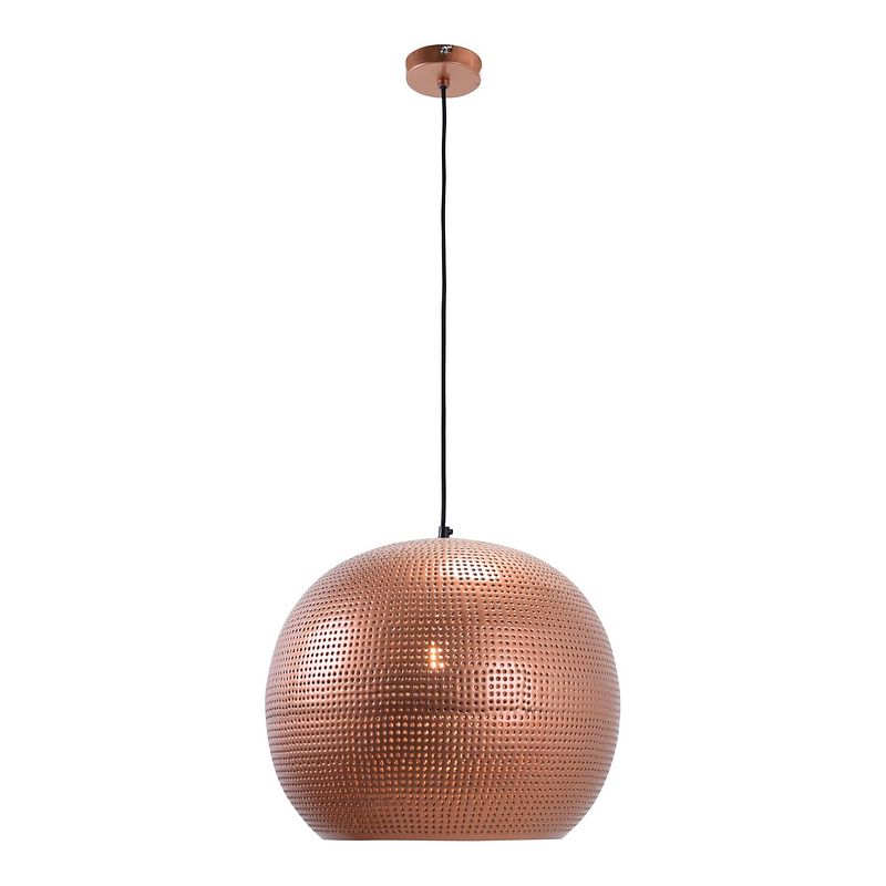 Foto van Urban interiors hanglamp spike bol xl ø 40 cm koper