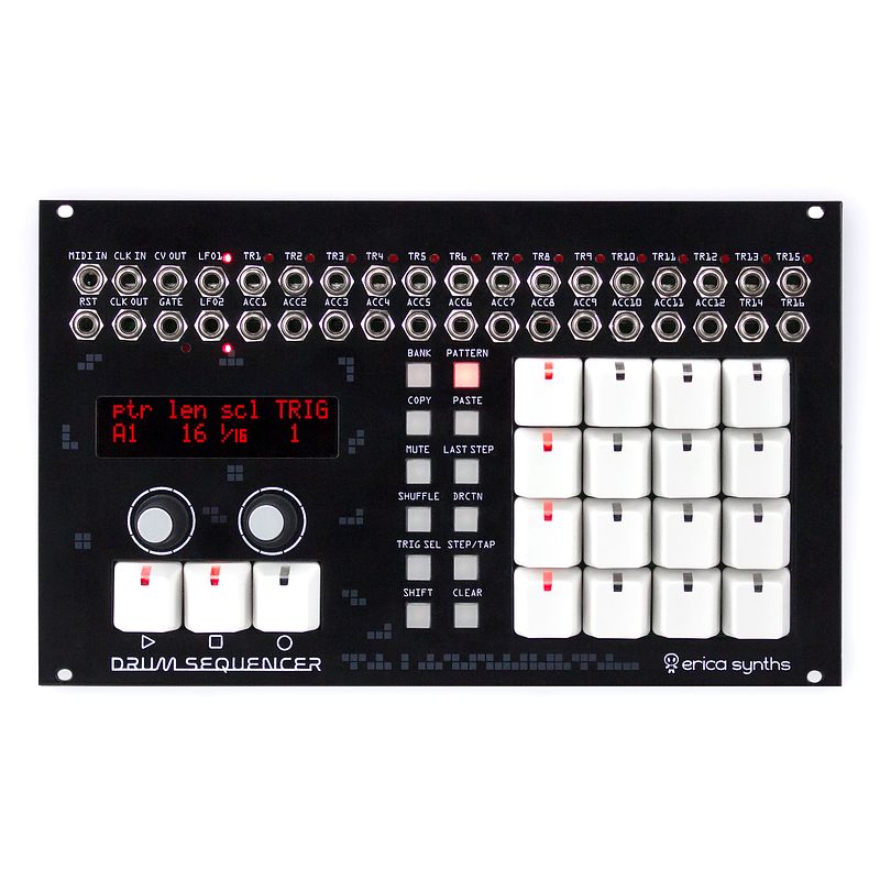 Foto van Erica synths drum series drum sequencer eurorack module