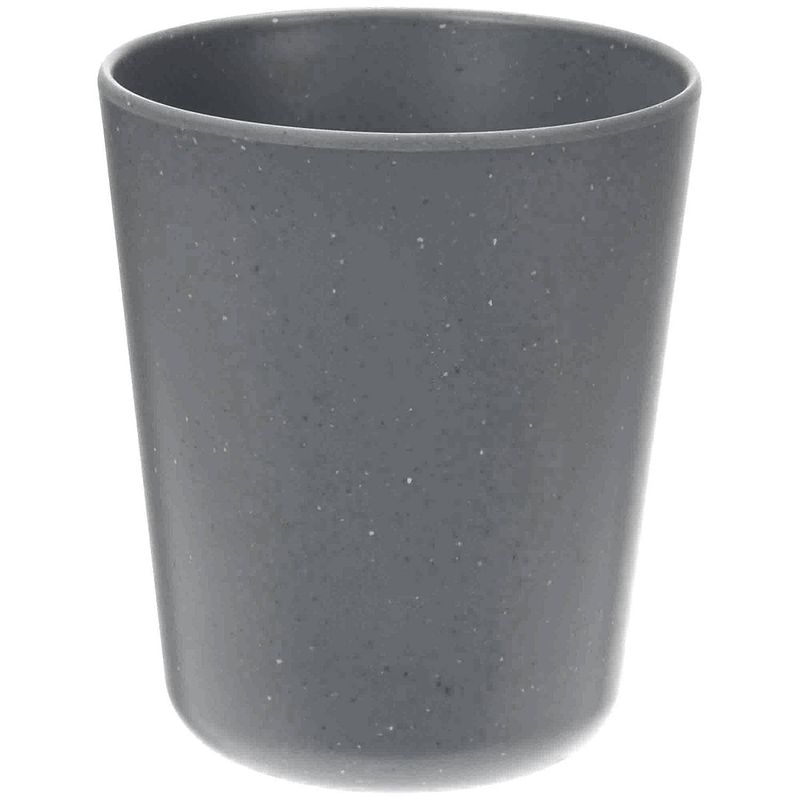 Foto van 4x stuks onbreekbare kunststof/melamine bekers - grijs - 450 ml - drinkbekers