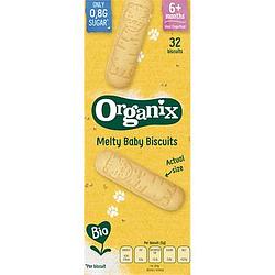 Foto van Organix snack melty baby biscuits 6+m 160g bij jumbo