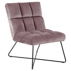 Foto van Alice fauteuil , velours roze.