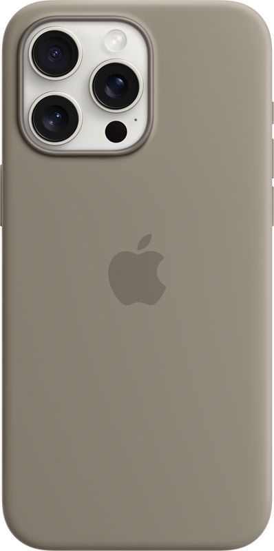 Foto van Apple iphone 15 pro max back cover met magsafe klei