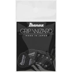 Foto van Ibanez ppa16xrgbk grip wizard rubber grip plectrumset 6-pack extra heavy zwart
