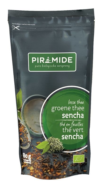 Foto van Piramide losse groene thee sencha