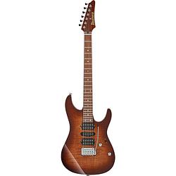 Foto van Ibanez az2407f prestige brownish sphalerite elektrische gitaar met koffer