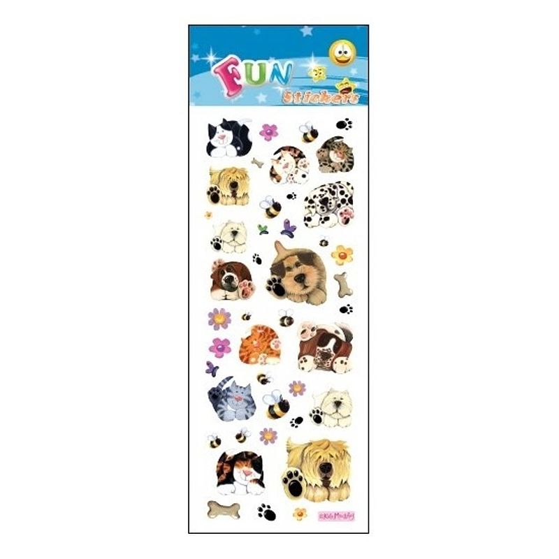 Foto van Stickervel honden en katten - stickers