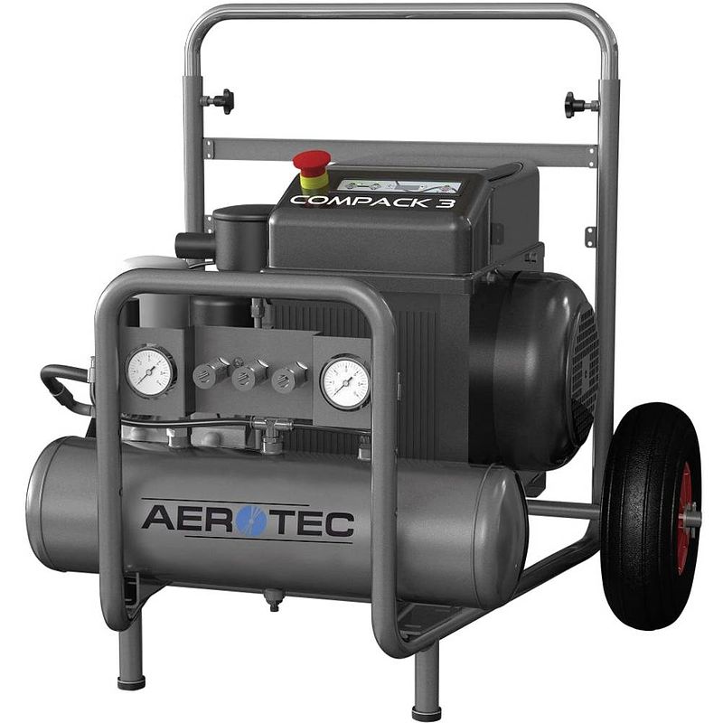 Foto van Aerotec mobipack 2 pro pneumatische compressor 7 l 8 bar