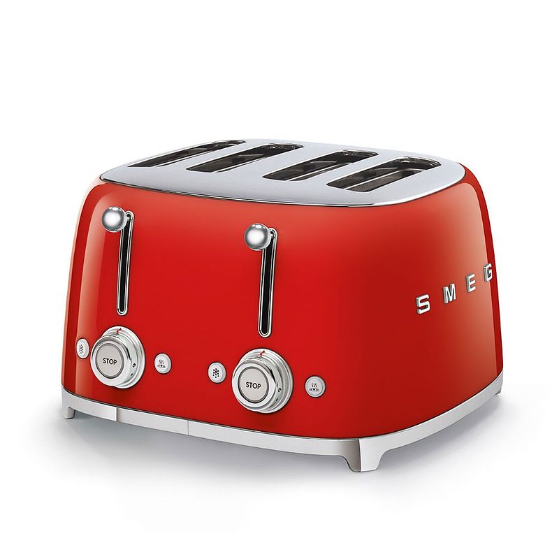 Foto van Smeg tsf03rdeu broodrooster rood