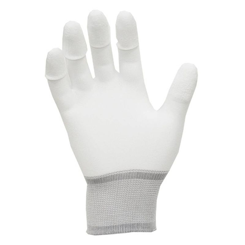 Foto van Antistat 109-0013-p esd-handschoen maat: l nylon