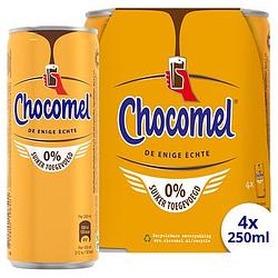 Foto van Chocomel 0% blik 4 x 250ml bij jumbo