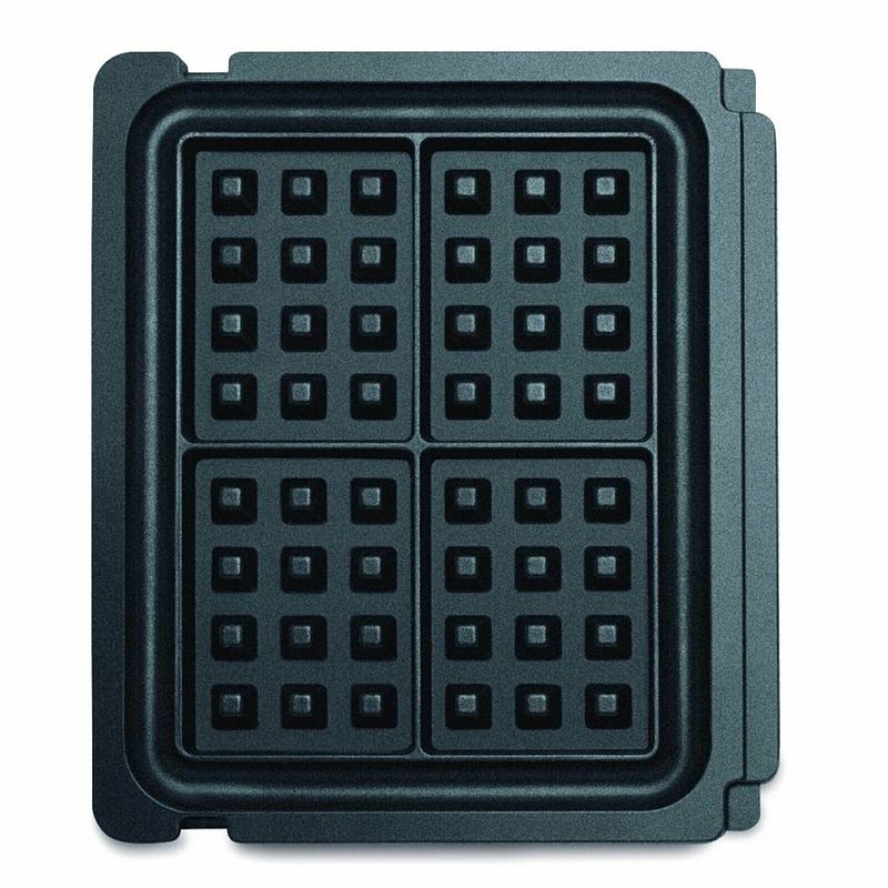 Foto van Sage belgian waffle plates wafelmaker zwart