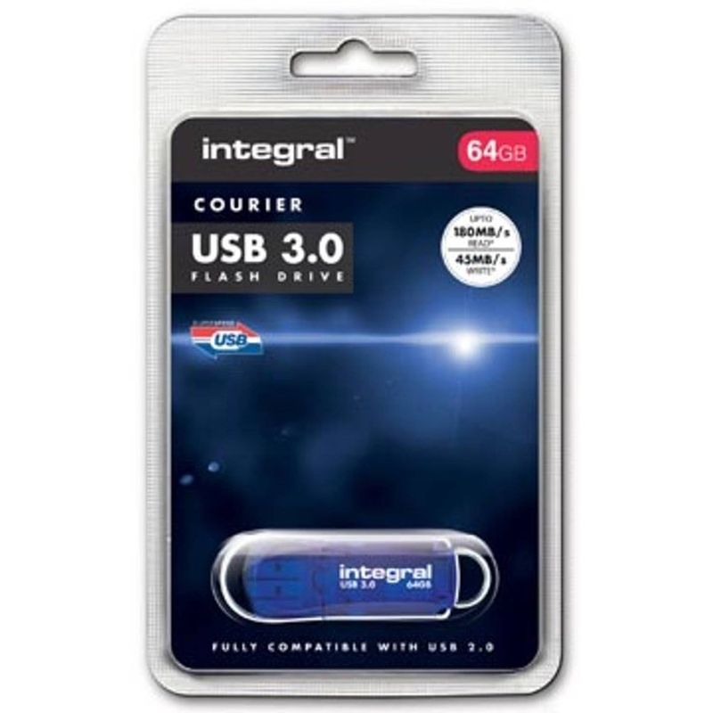 Foto van Integral courier usb stick 3.0, 64 gb