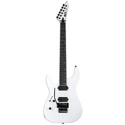 Foto van Esp ltd deluxe m-1000 lh snow white linkshandige elektrische gitaar