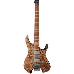 Foto van Ibanez q52pb q series antique brown stained headless elektrische gitaar met gigbag