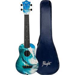 Foto van Flight travel series tusl25 surf concert scale sopraan ukelele met gigbag