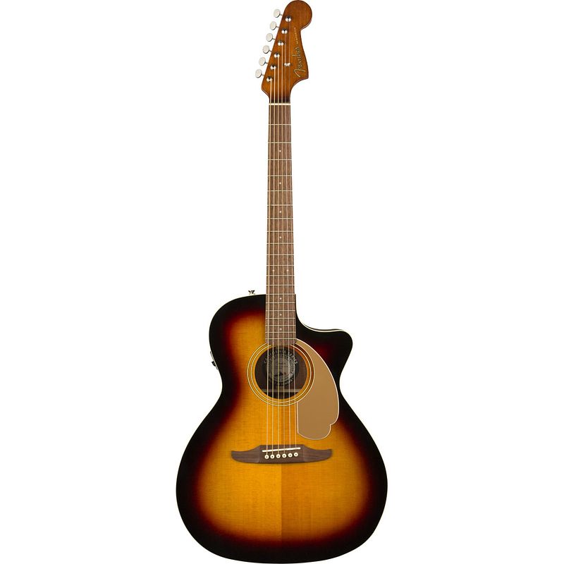 Foto van Fender newporter player sunburst elektrisch-akoestische westerngitaar