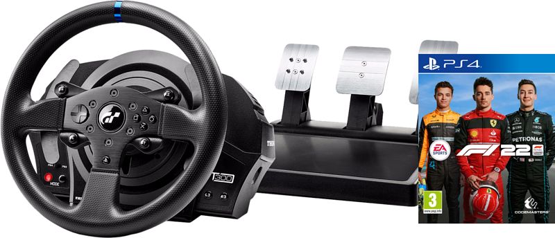 Foto van Thrustmaster t300 rs gt + f1 22 ps4