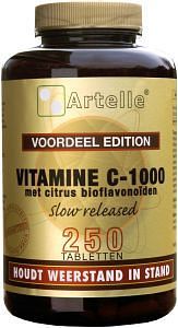 Foto van Artelle vitamine c1000 bioflavonoiden tabletten 250st*
