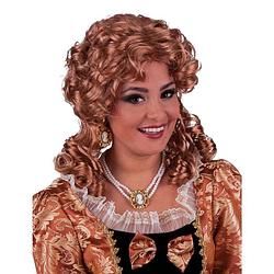Foto van Barok pruik brons haar - verkleedpruiken