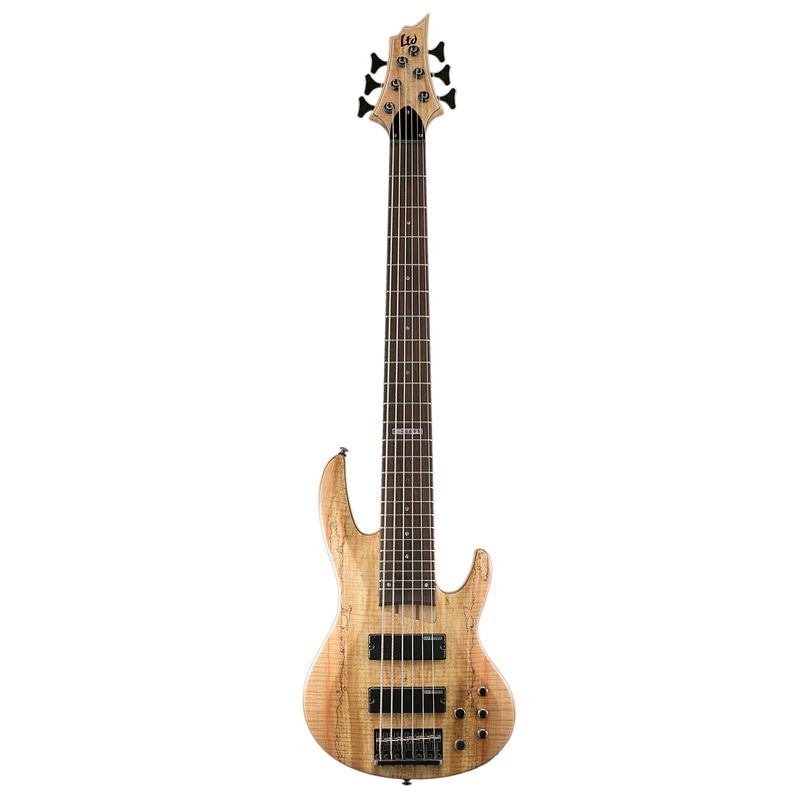 Foto van Esp ltd b-206sm ns elektrische basgitaar 6-snarig natural satin