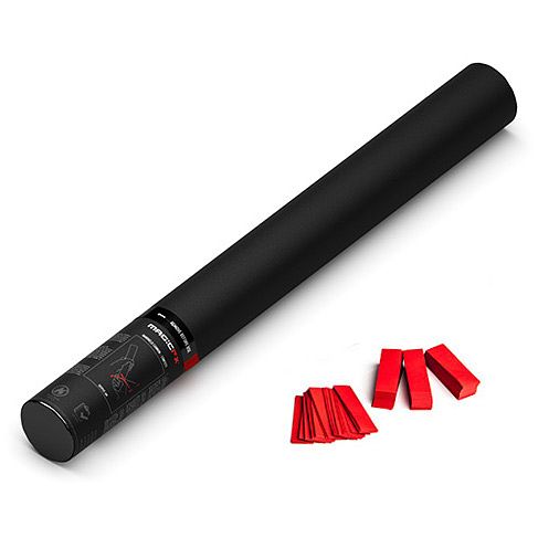 Foto van Magic fx hc03rd handheld confetti cannon 50 cm rood