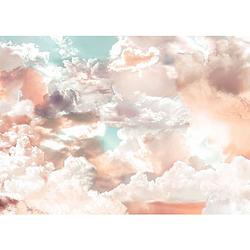 Foto van Komar mellow clouds vlies fotobehang 350x250cm 7-banen