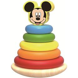 Foto van Tooky toy mickey mouse houten stapeltuimelaar 12 maanden 7 delig