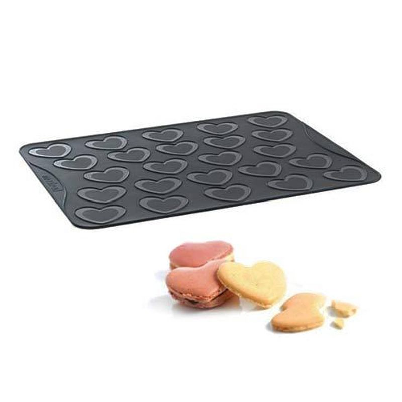 Foto van Macarons bakmat, hartjes large - mastrad