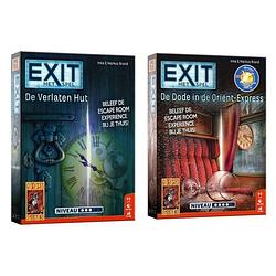 Foto van Spellenbundel - 2 stuks - exit de verlaten hut & exit de dode in de orient express