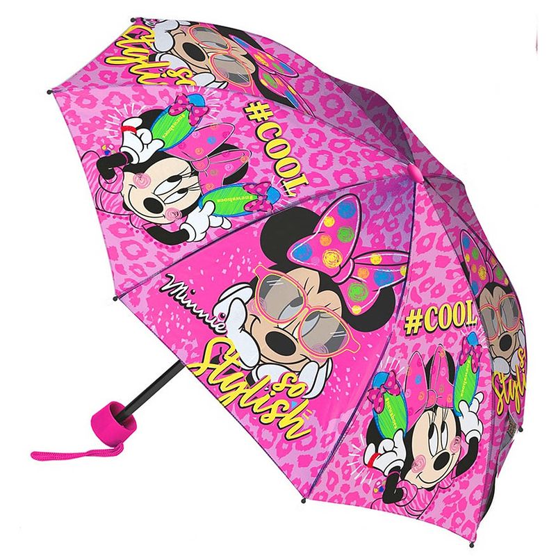 Foto van Disney kinderparaplu minnie mouse 52 cm polyester roze