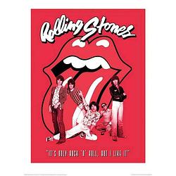 Foto van Pyramid the rolling stones its only rock n roll kunstdruk 40x50cm