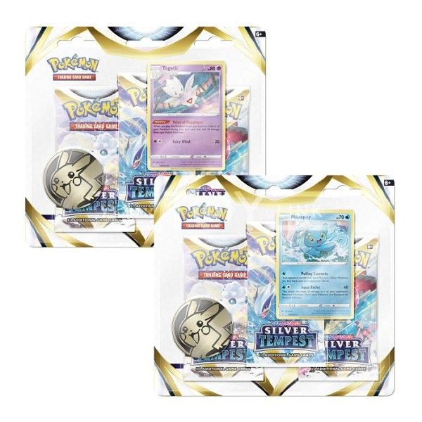 Foto van Pokemon sword & shield 12 booster blister silver tempest