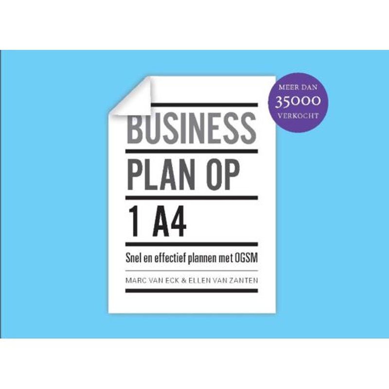 Foto van Businessplan op 1 a4