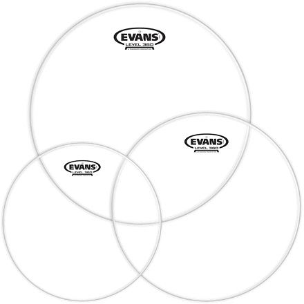 Foto van Evans g2 clear rock tom pack 10 12 16 inch