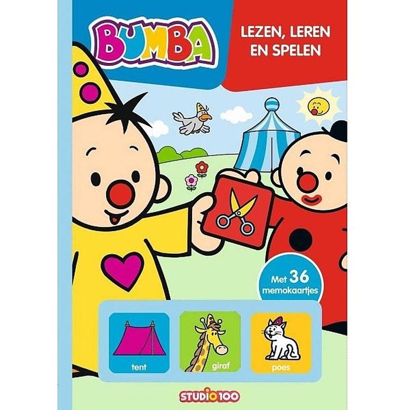 Foto van Studio 100 bumba boek met memory-spel