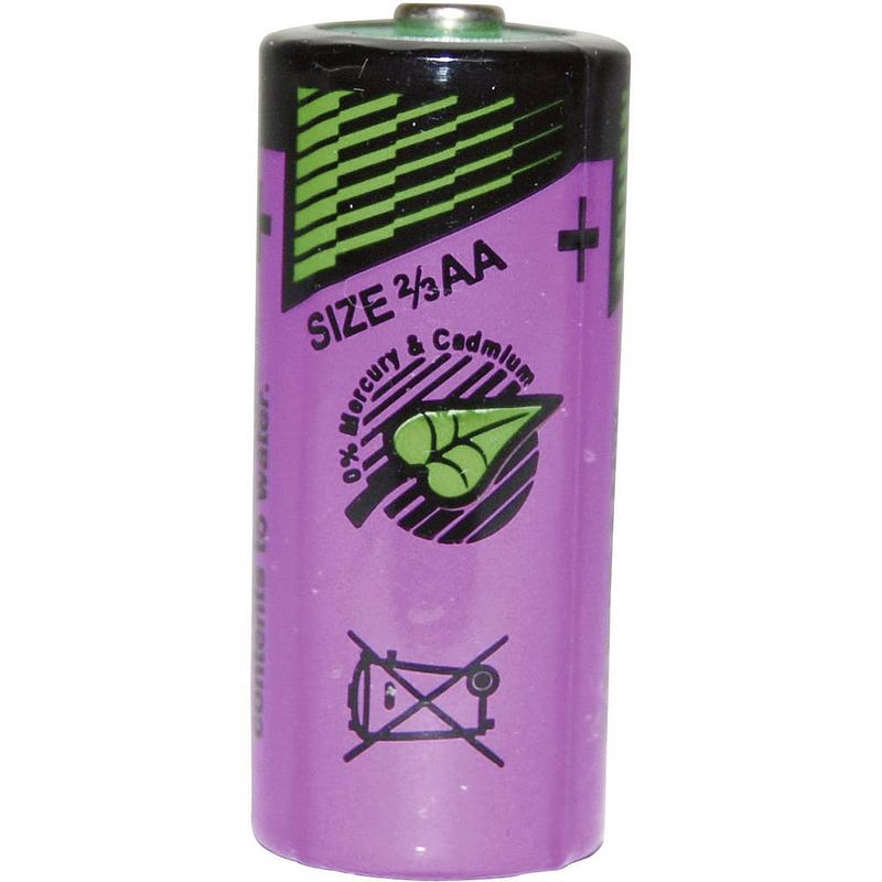 Foto van Tadiran batteries sl 361 s speciale batterij 2/3 aa lithium 3.6 v 1600 mah 1 stuk(s)