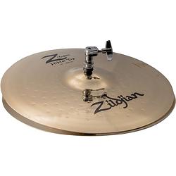 Foto van Zildjian z40104 z custom hi-hats brilliant 15 inch hi-hat bekken