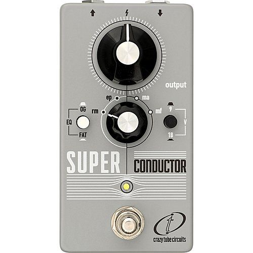 Foto van Crazy tube circuits super conductor booster effectpedaal