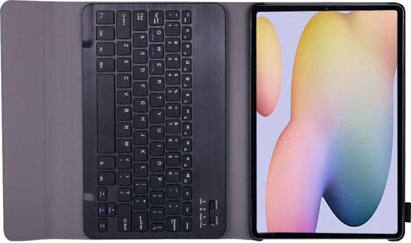 Foto van Just in case samsung galaxy tab s7 premium toetsenbord hoes zwart qwerty