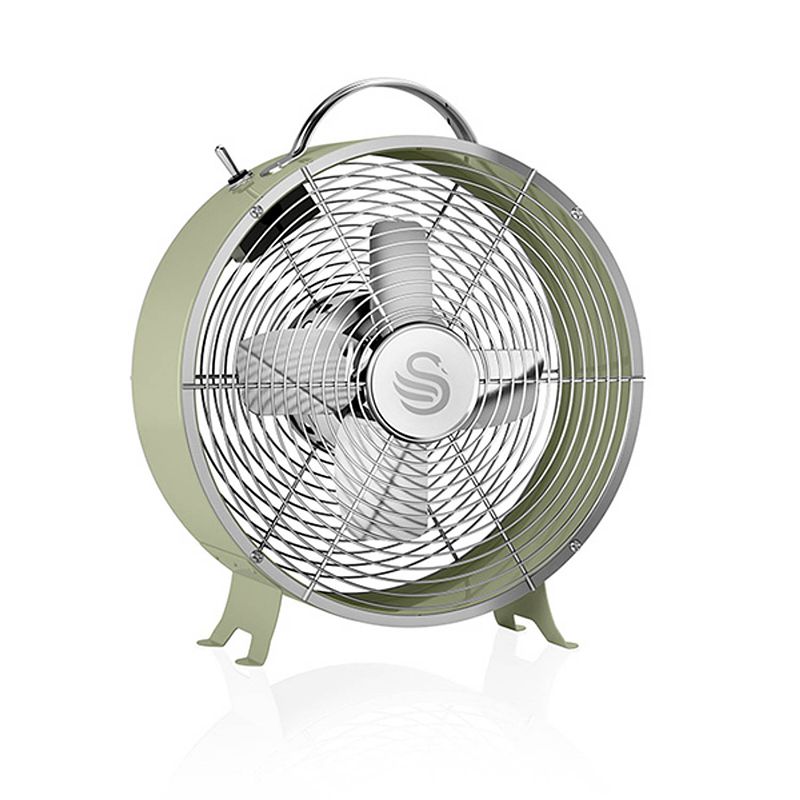 Foto van Swan retro tafelventilator 8 inch groen