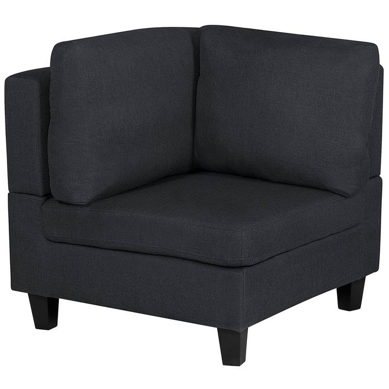 Foto van Beliani fevik - fauteuil-grijs-polyester