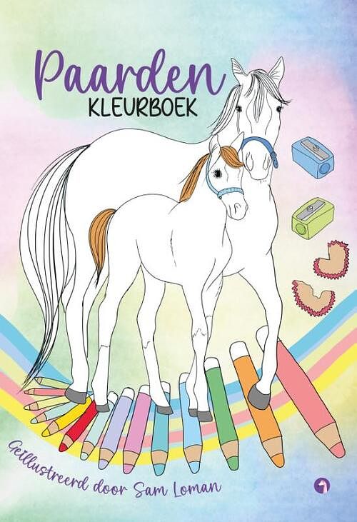 Foto van Paardenkleurboek - sam loman - paperback (9789045327518)